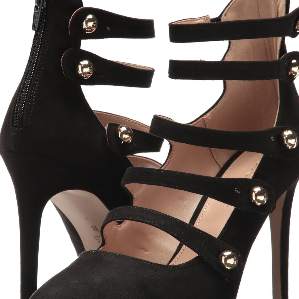 Bcbgeneration Black Multi-Strap Heels - image 1